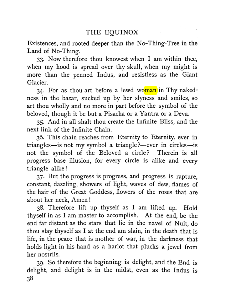 Original scan of The Equinox (Volume I, Number VI), PDF page 46
