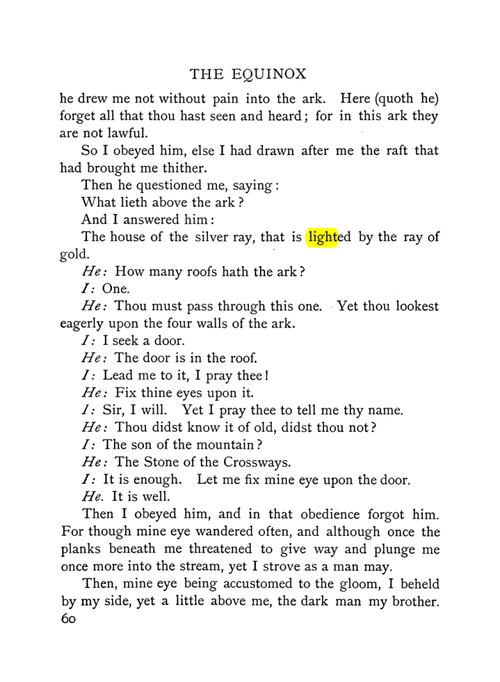 Original scan of The Equinox (Volume I, Number VI), PDF page 68