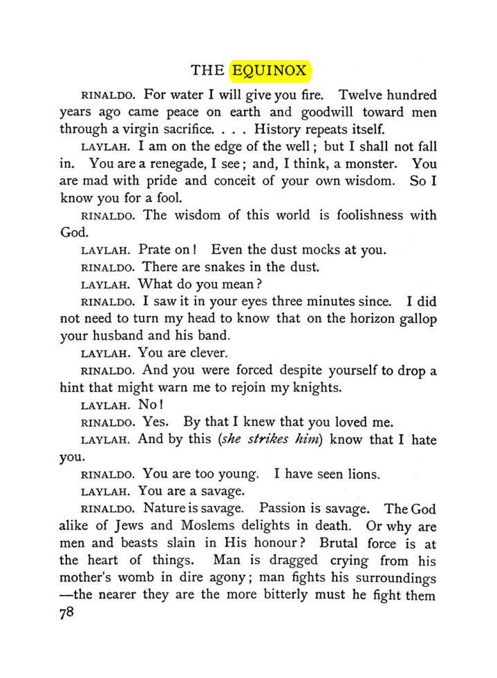 Original scan of The Equinox (Volume I, Number VI), PDF page 86