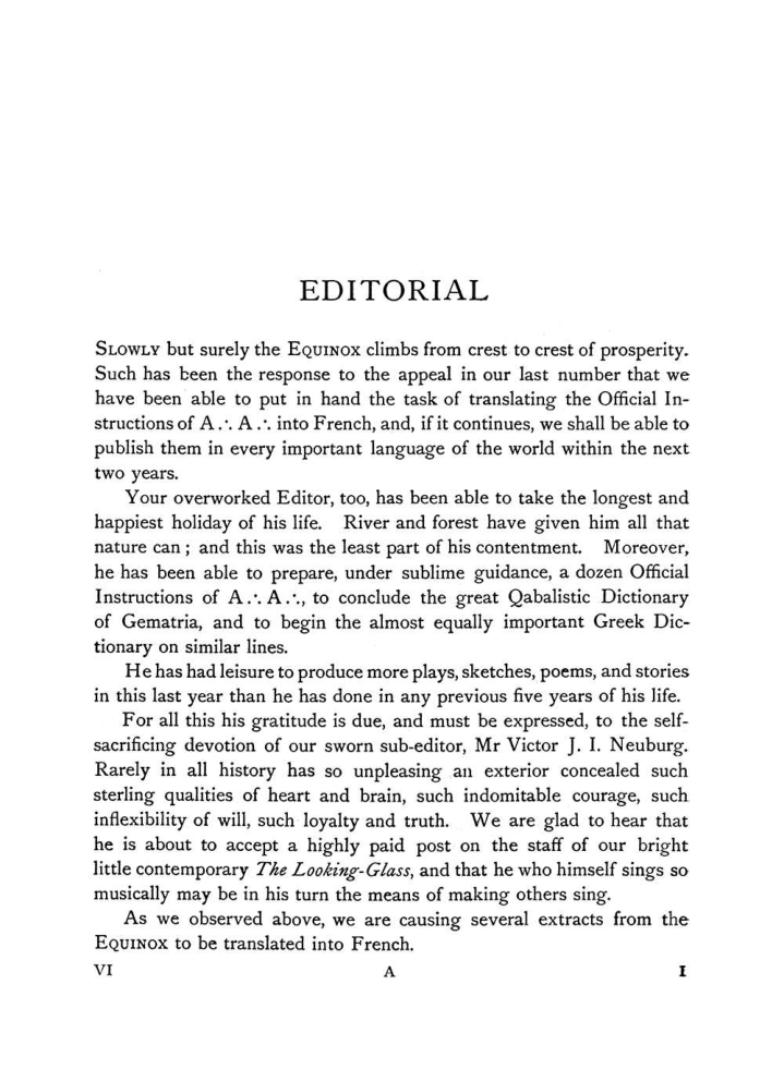 Original scan of The Equinox (Volume I, Number VI), PDF page 9