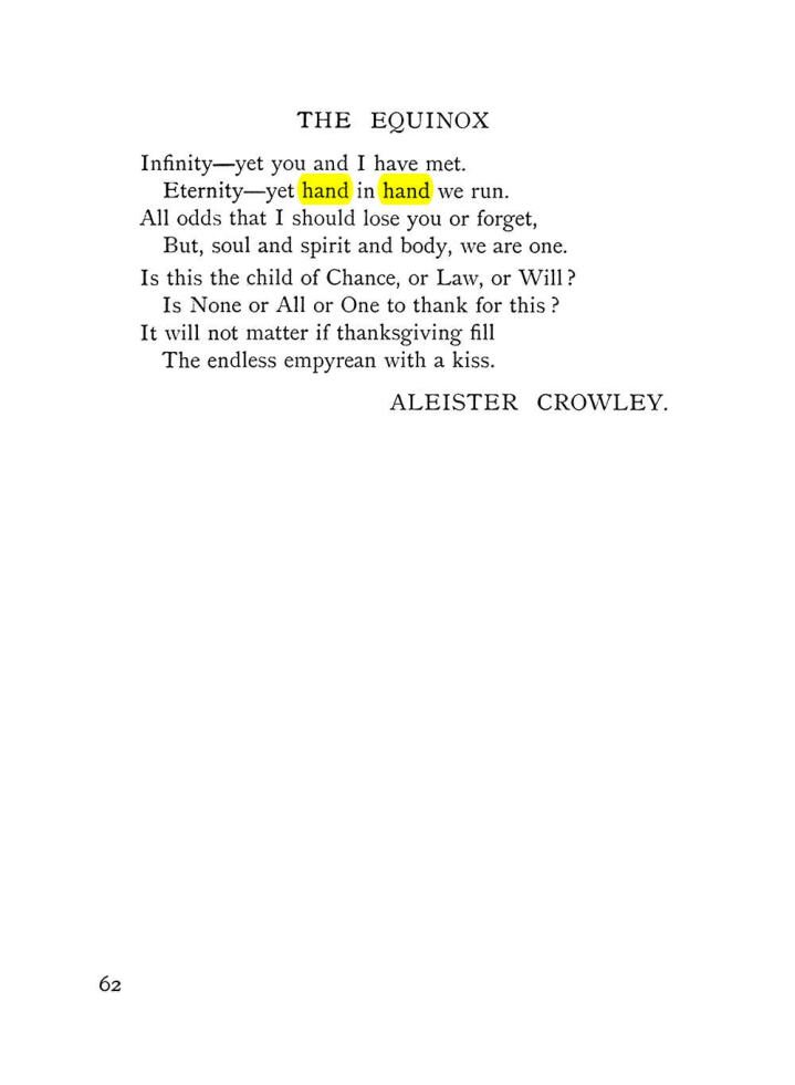 Original scan of The Equinox (Volume I, Number VII), PDF page 104