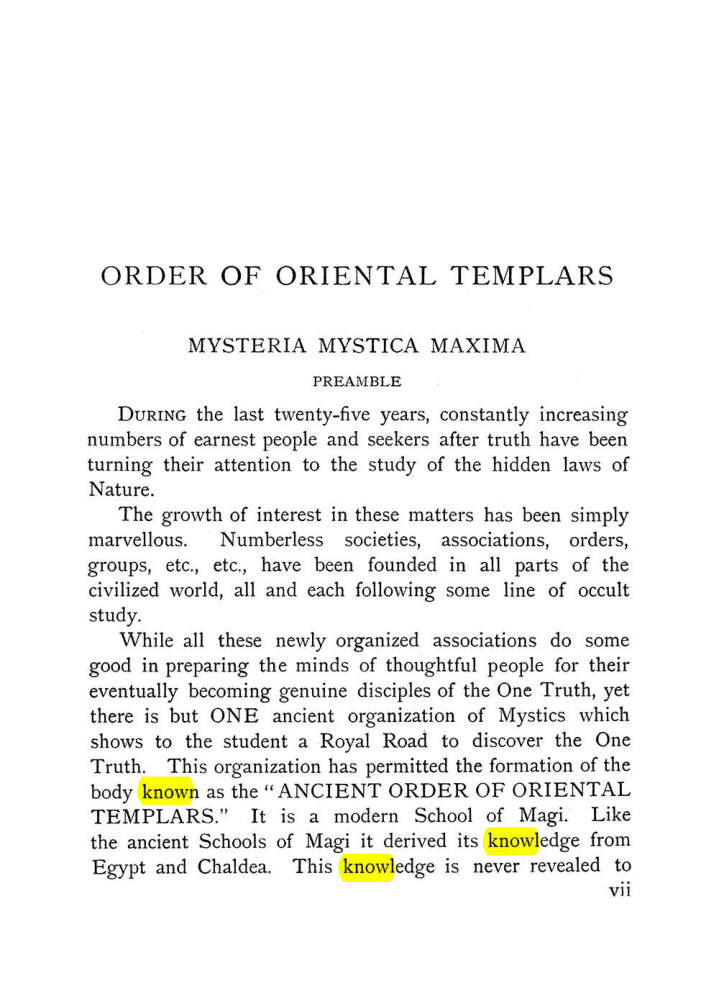 Original scan of The Equinox (Volume I, Number VII), PDF page 13