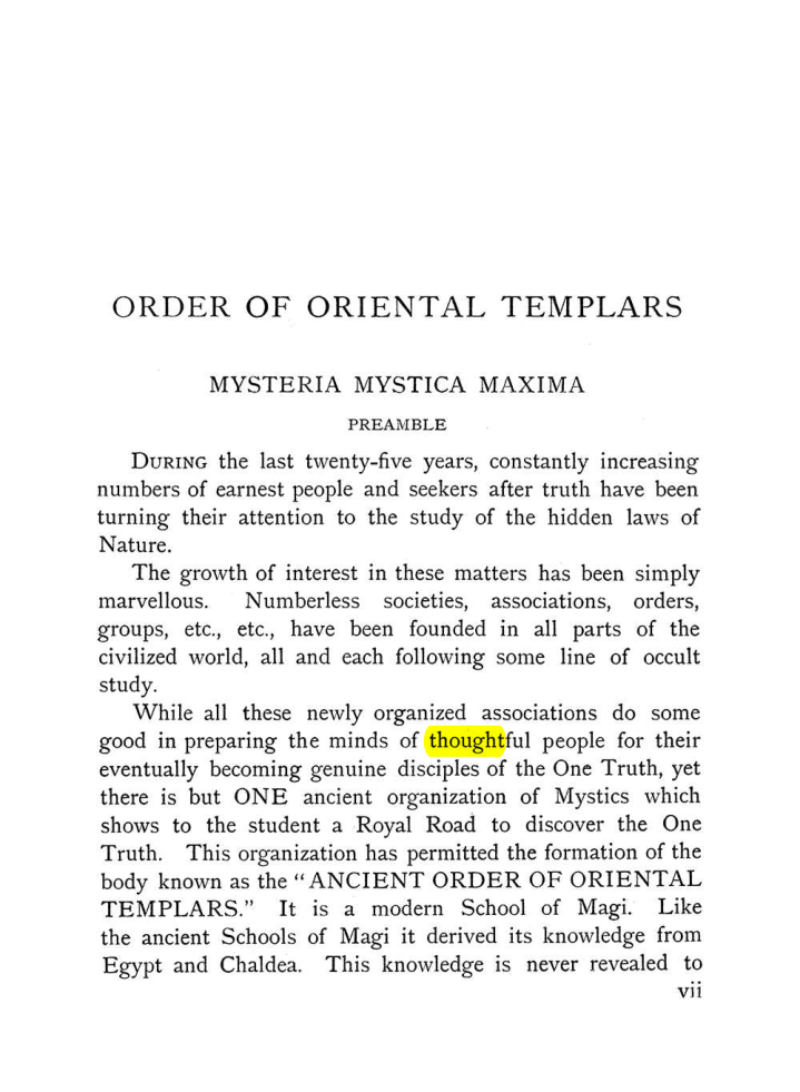 Original scan of The Equinox (Volume I, Number VII), PDF page 13