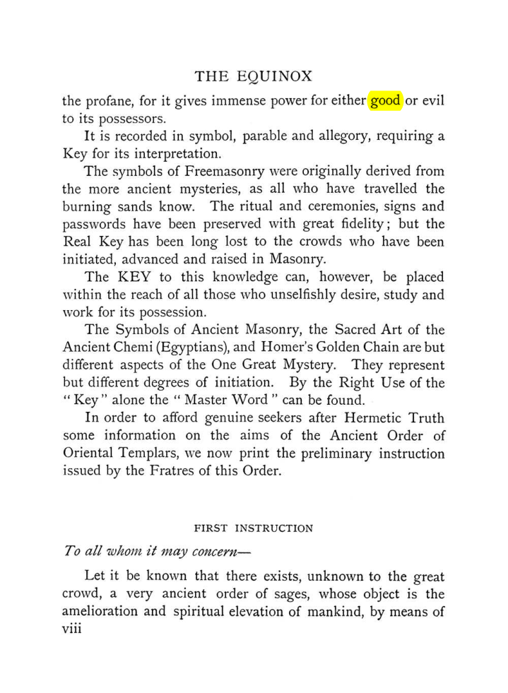 Original scan of The Equinox (Volume I, Number VII), PDF page 14
