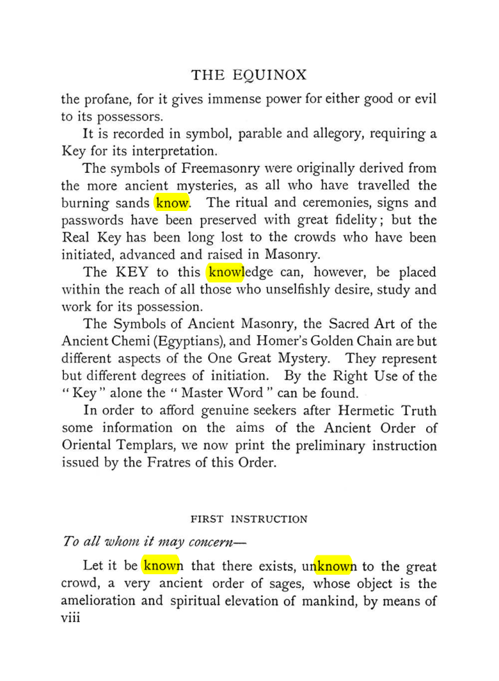 Original scan of The Equinox (Volume I, Number VII), PDF page 14