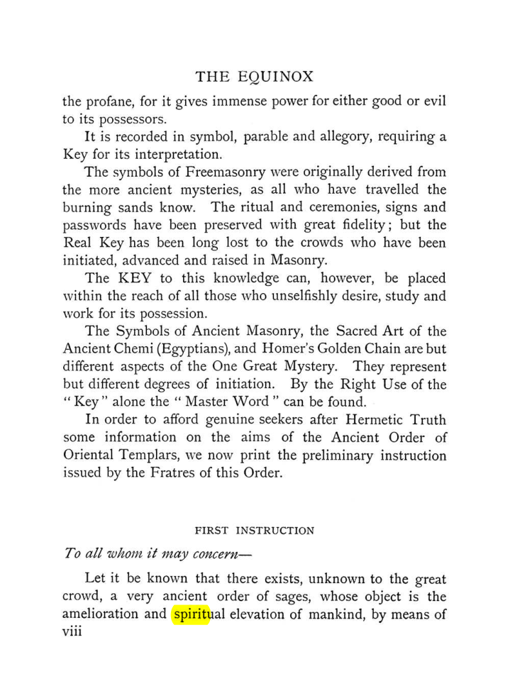 Original scan of The Equinox (Volume I, Number VII), PDF page 14