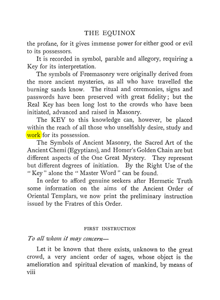 Original scan of The Equinox (Volume I, Number VII), PDF page 14
