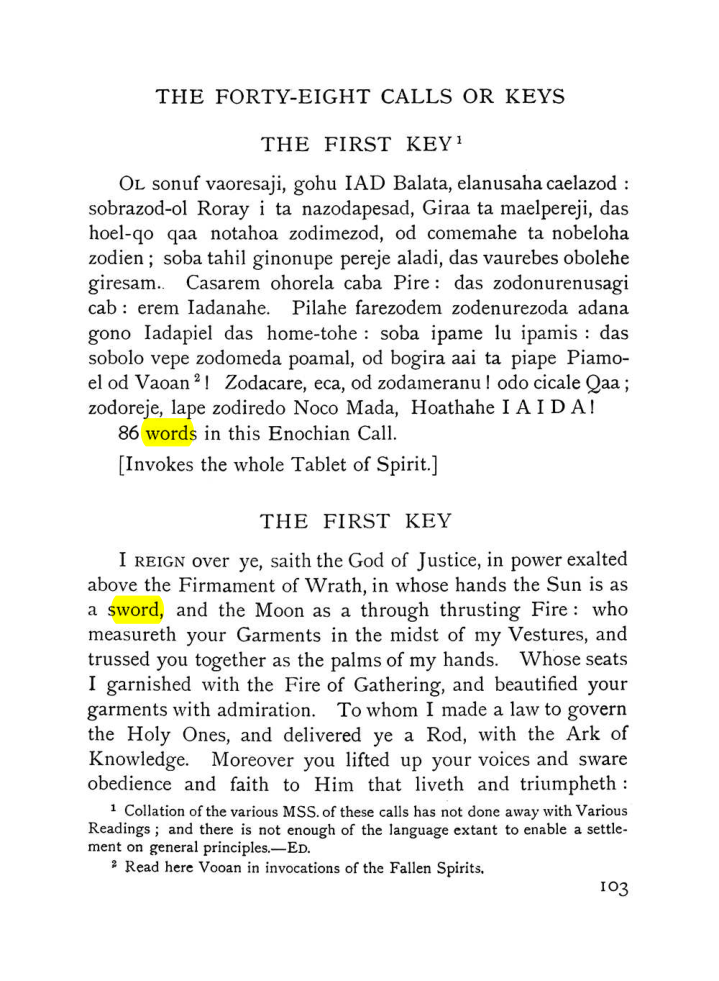 Original scan of The Equinox (Volume I, Number VII), PDF page 145