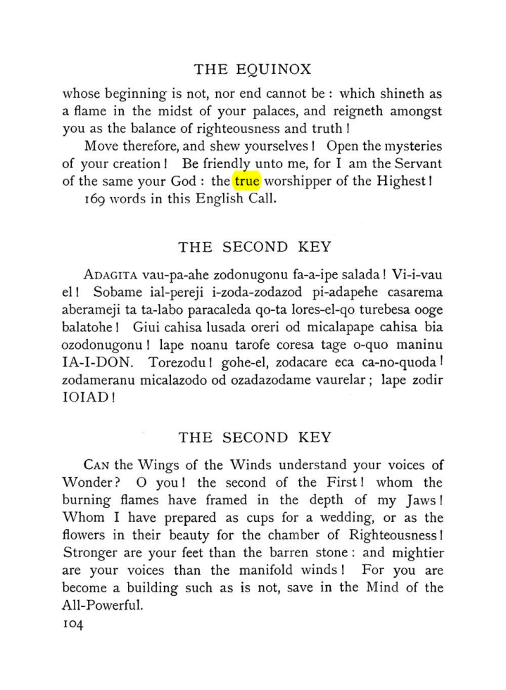 Original scan of The Equinox (Volume I, Number VII), PDF page 146