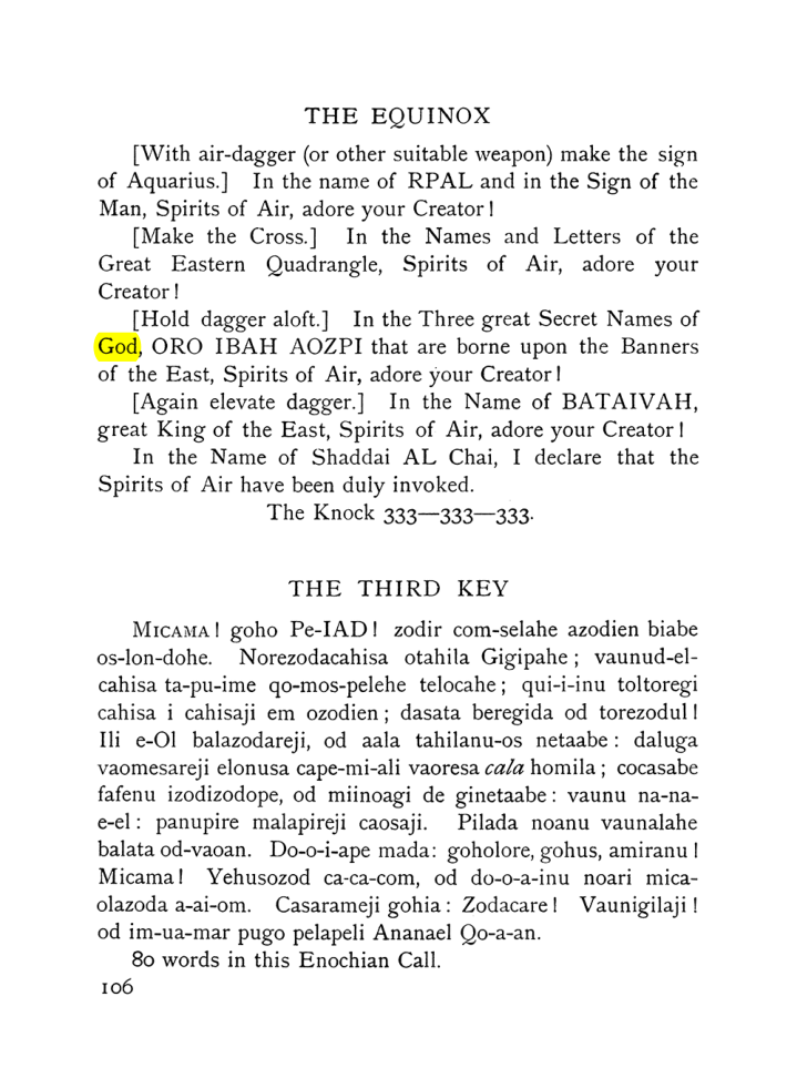 Original scan of The Equinox (Volume I, Number VII), PDF page 148