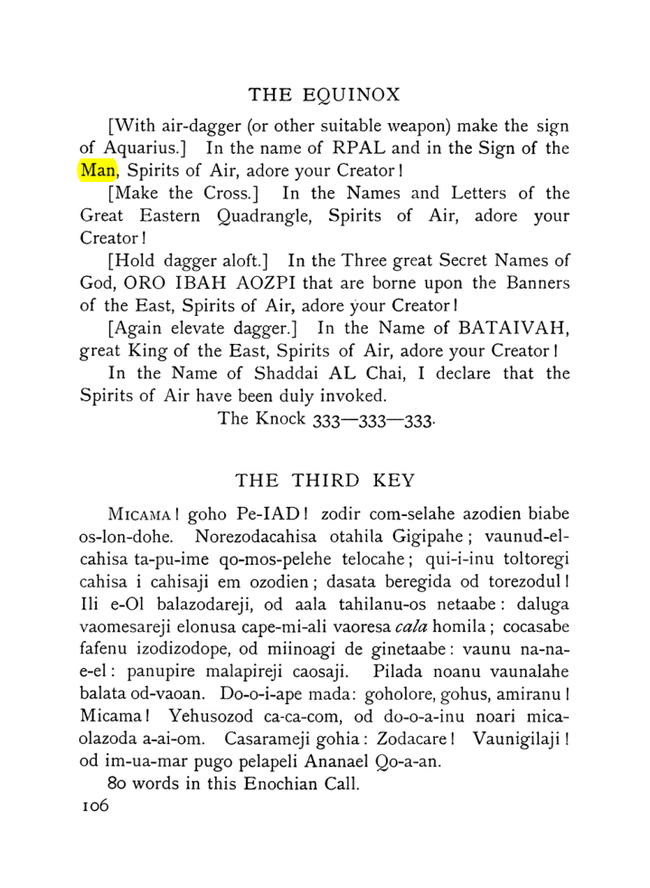Original scan of The Equinox (Volume I, Number VII), PDF page 148