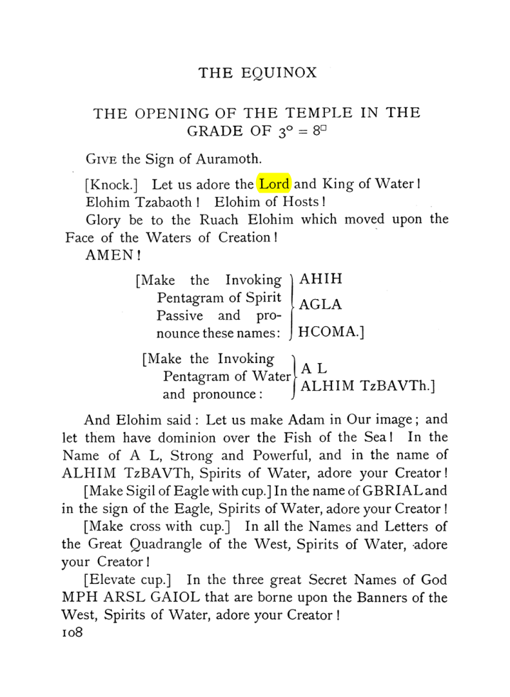 Original scan of The Equinox (Volume I, Number VII), PDF page 150