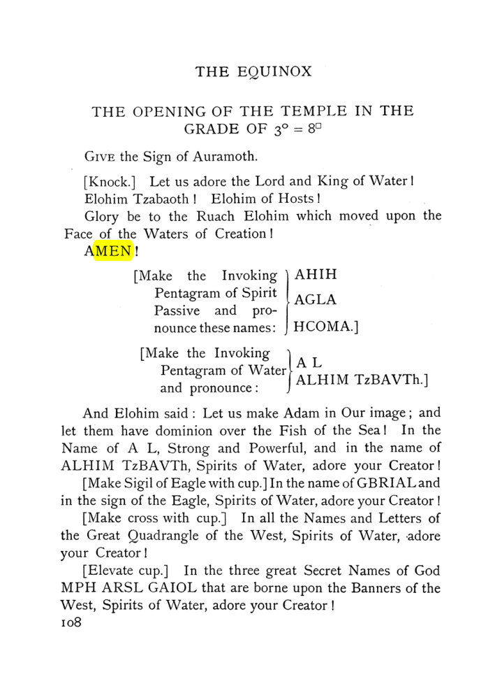 Original scan of The Equinox (Volume I, Number VII), PDF page 150