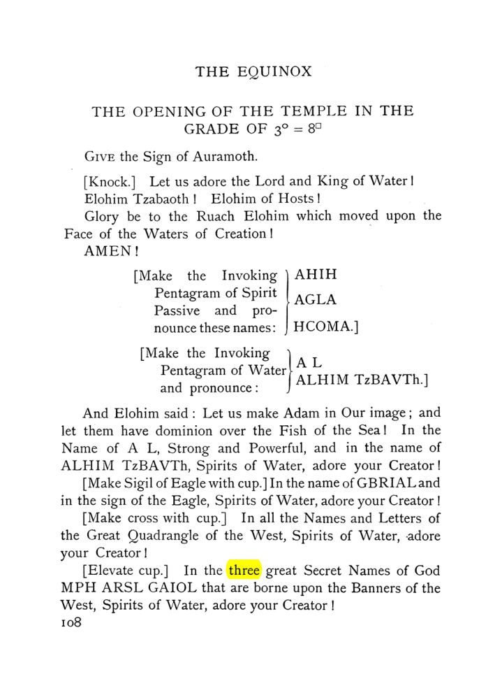 Original scan of The Equinox (Volume I, Number VII), PDF page 150