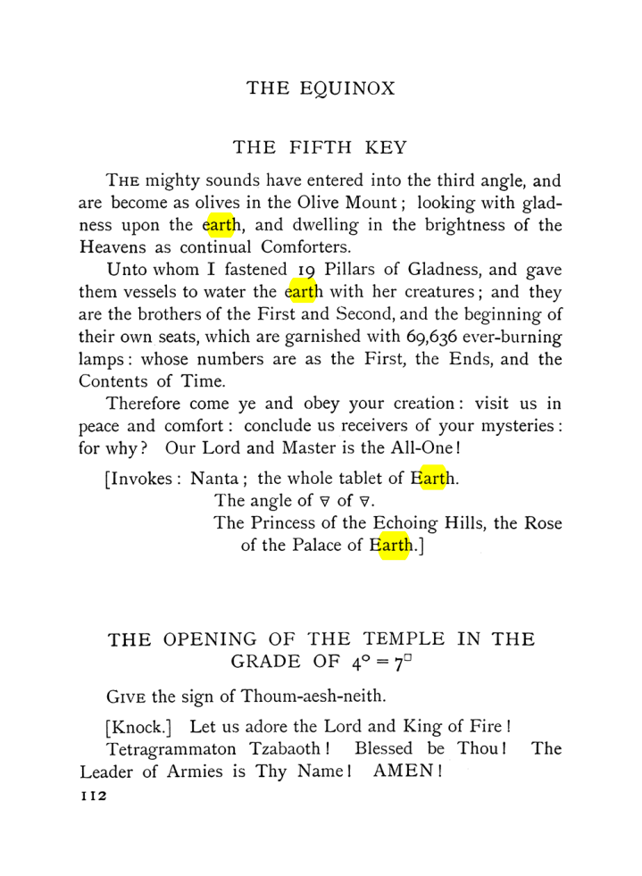 Original scan of The Equinox (Volume I, Number VII), PDF page 154