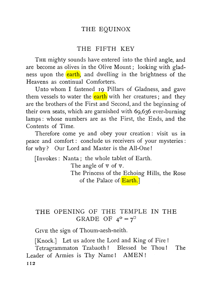 Original scan of The Equinox (Volume I, Number VII), PDF page 154