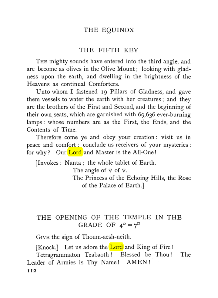 Original scan of The Equinox (Volume I, Number VII), PDF page 154
