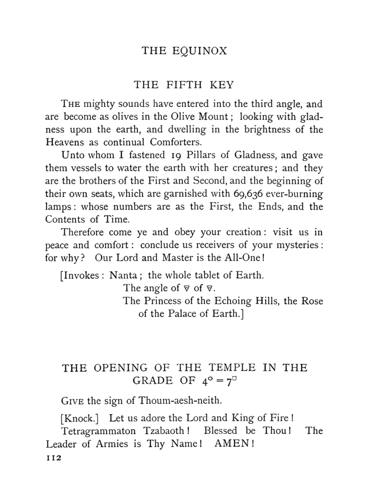 Original scan of The Equinox (Volume I, Number VII), PDF page 154