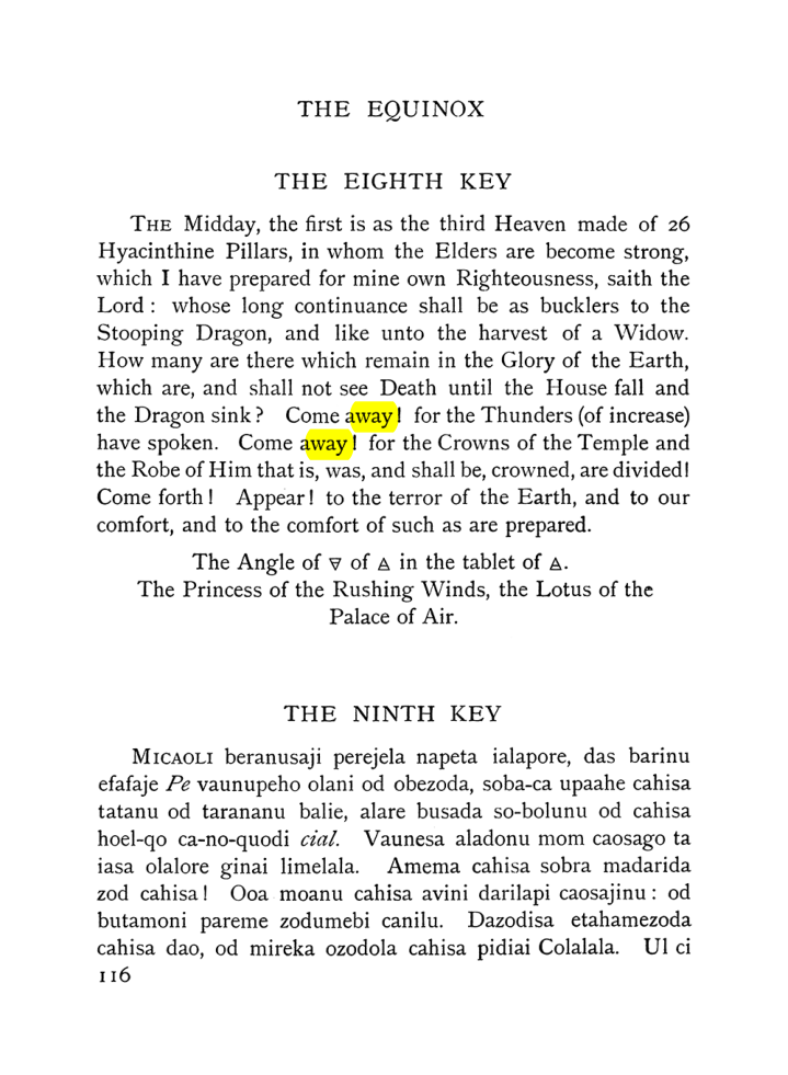 Original scan of The Equinox (Volume I, Number VII), PDF page 158