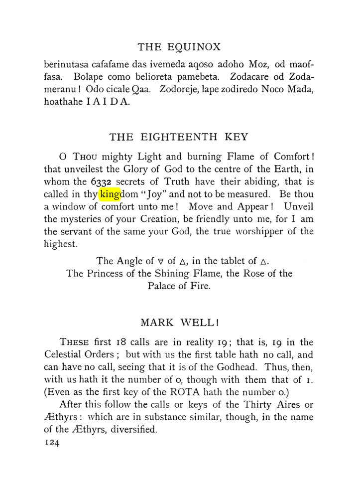 Original scan of The Equinox (Volume I, Number VII), PDF page 166