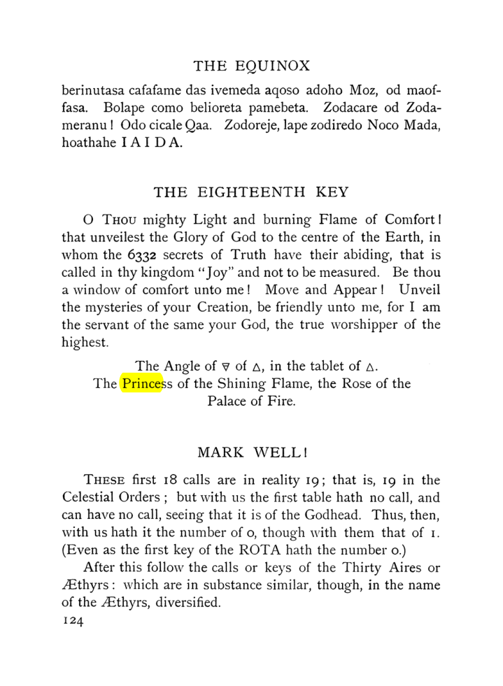 Original scan of The Equinox (Volume I, Number VII), PDF page 166
