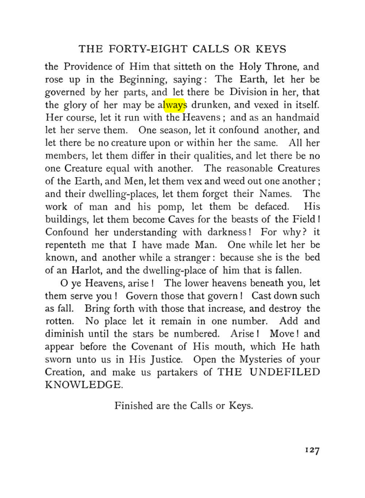 Original scan of The Equinox (Volume I, Number VII), PDF page 169