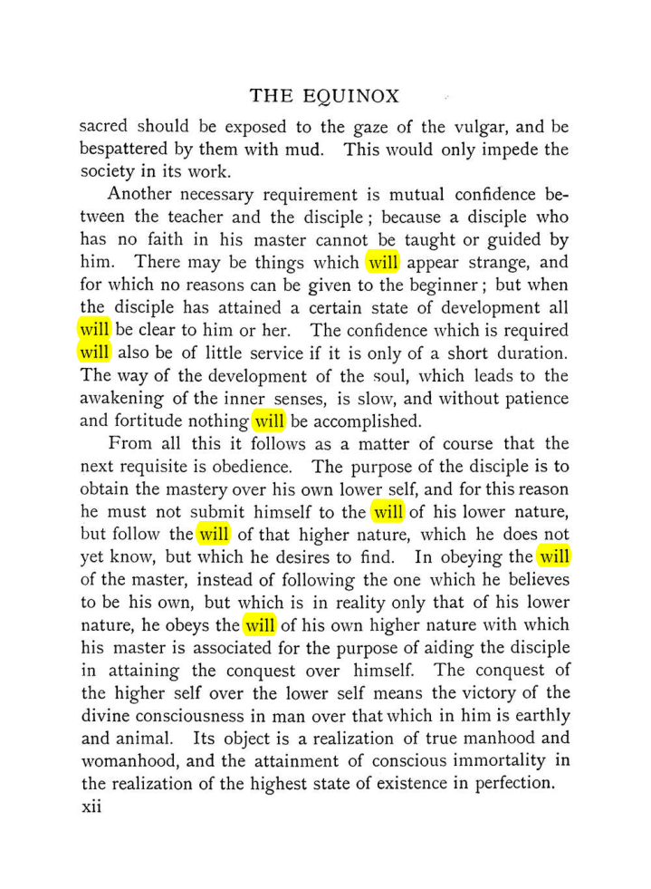 Original scan of The Equinox (Volume I, Number VII), PDF page 18