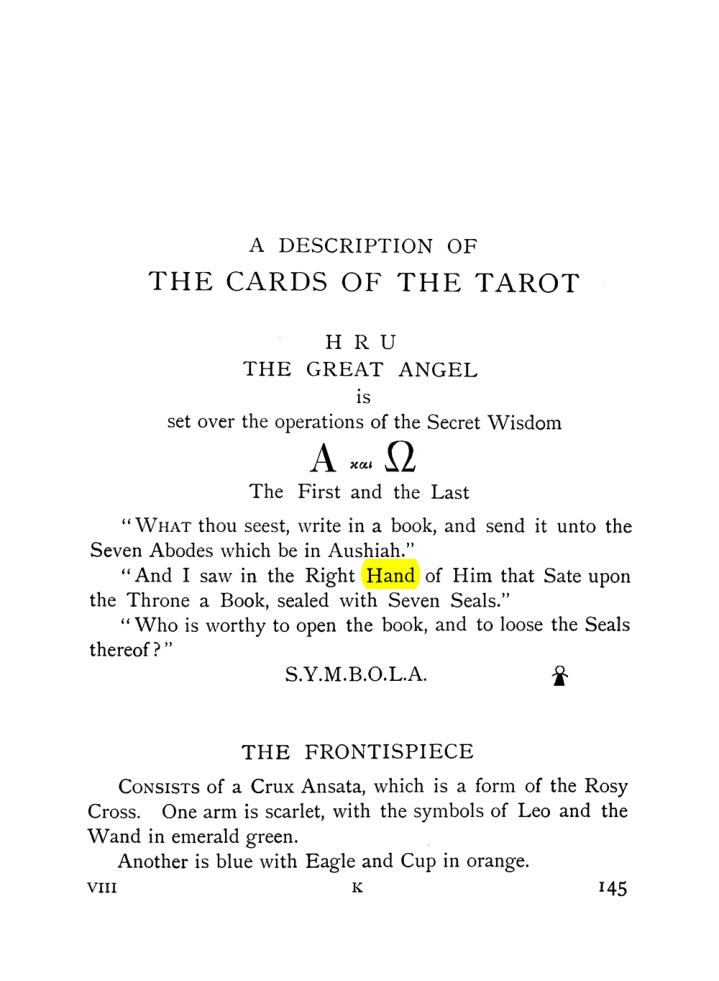 Original scan of The Equinox (Volume I, Number VII), PDF page 187