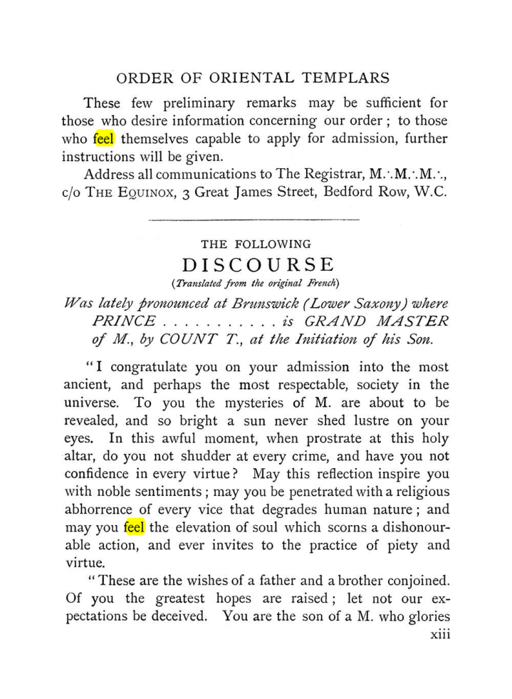 Original scan of The Equinox (Volume I, Number VII), PDF page 19