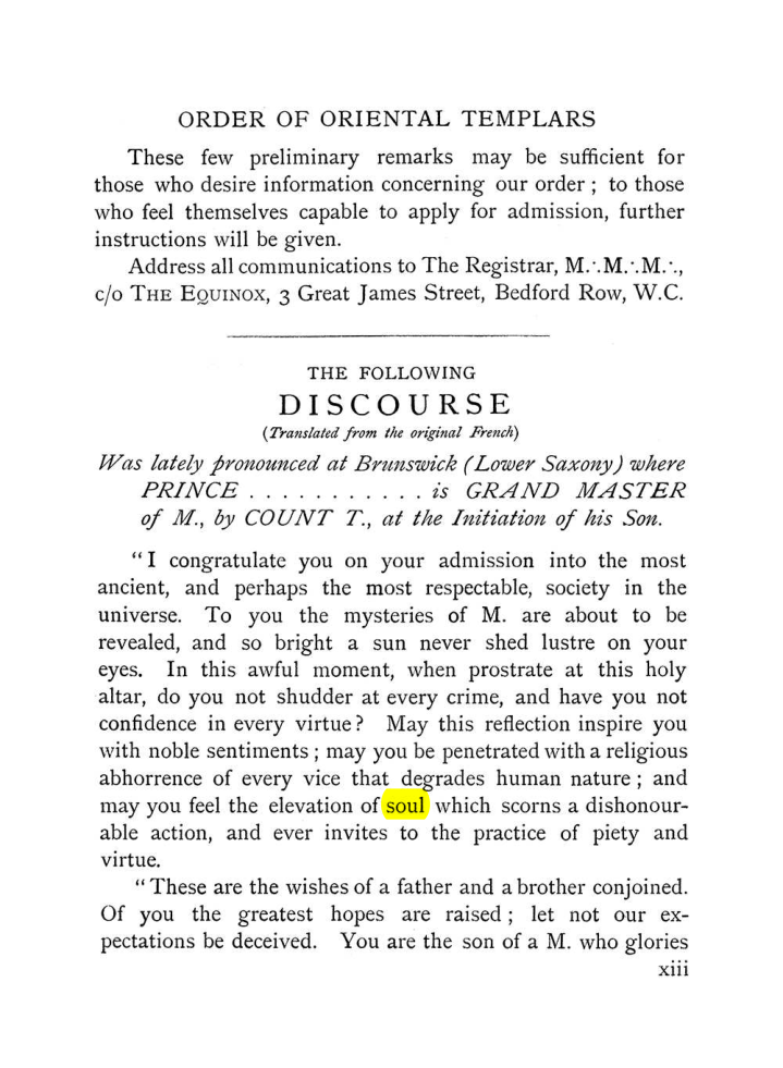 Original scan of The Equinox (Volume I, Number VII), PDF page 19