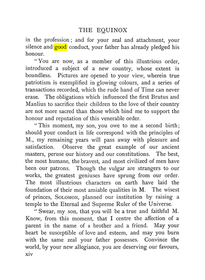 Original scan of The Equinox (Volume I, Number VII), PDF page 20