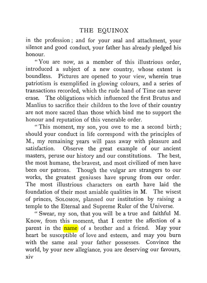 Original scan of The Equinox (Volume I, Number VII), PDF page 20