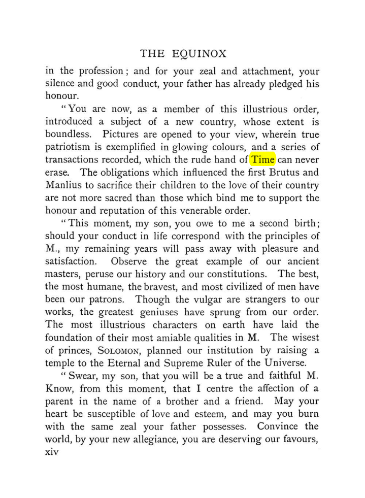 Original scan of The Equinox (Volume I, Number VII), PDF page 20