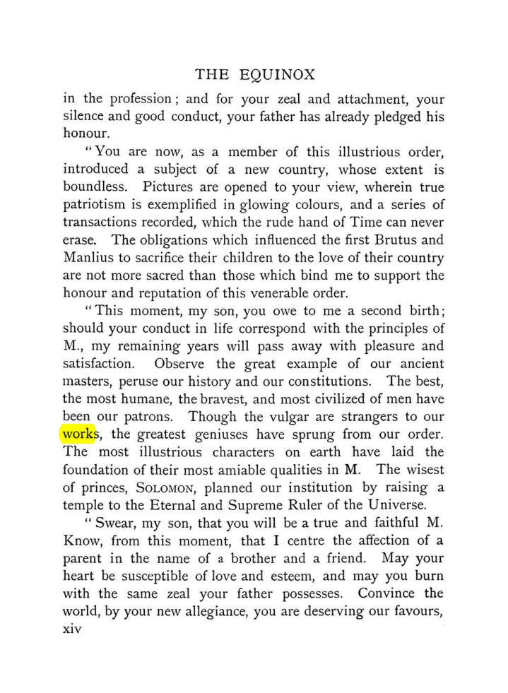 Original scan of The Equinox (Volume I, Number VII), PDF page 20