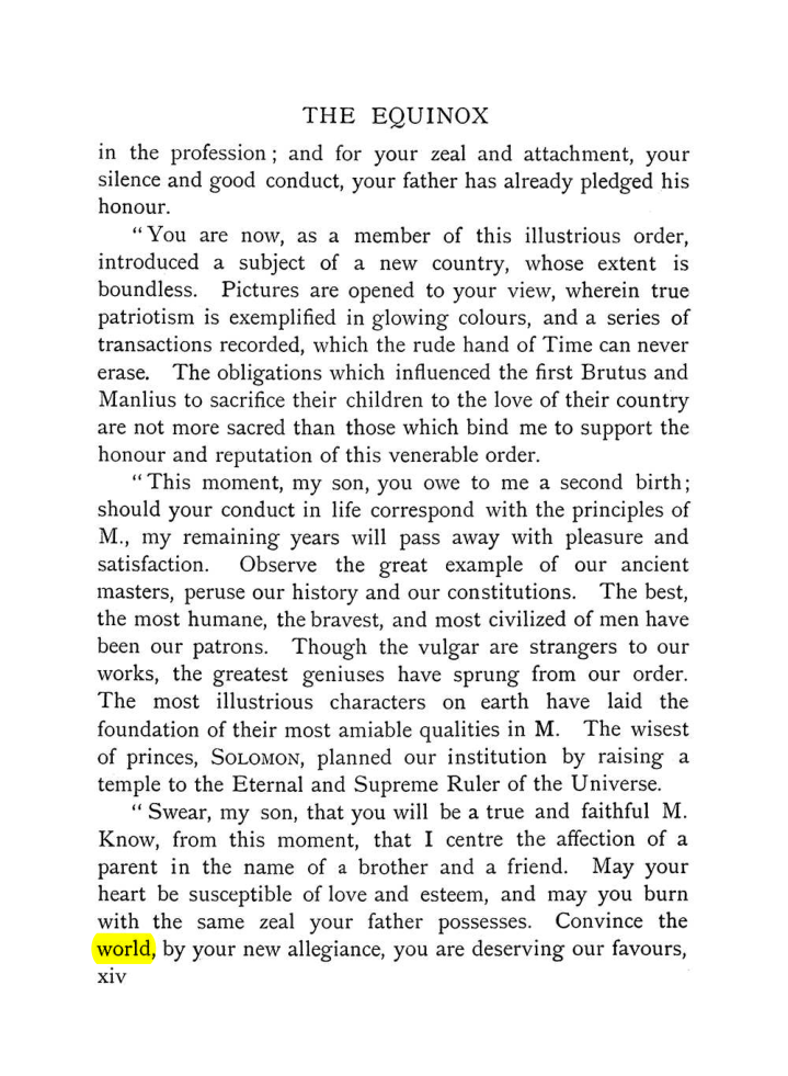 Original scan of The Equinox (Volume I, Number VII), PDF page 20