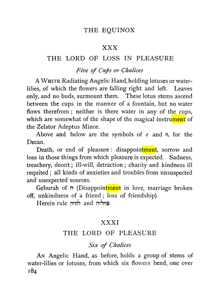 Original scan of The Equinox (Volume I, Number VII), PDF page 226