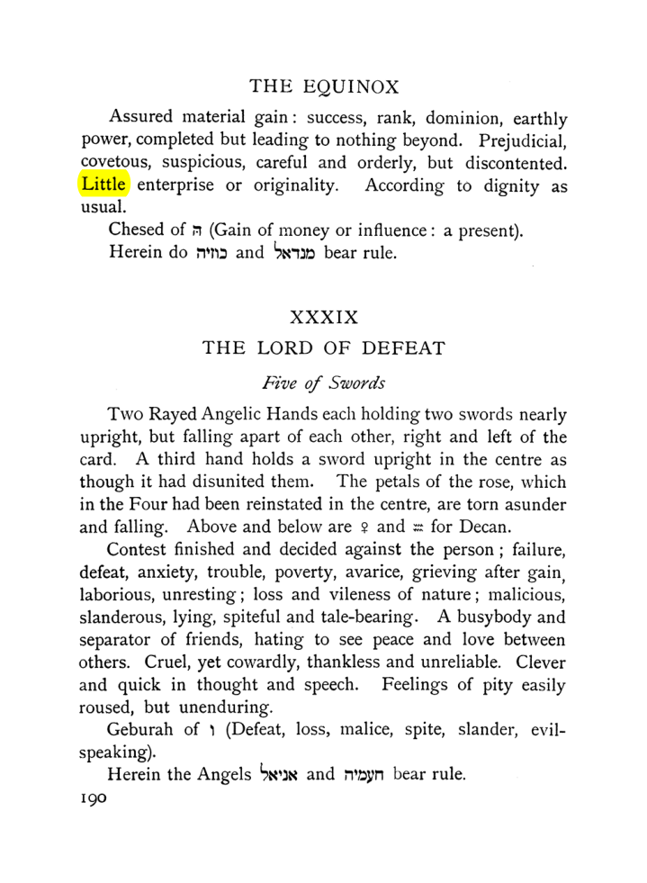 Original scan of The Equinox (Volume I, Number VII), PDF page 232