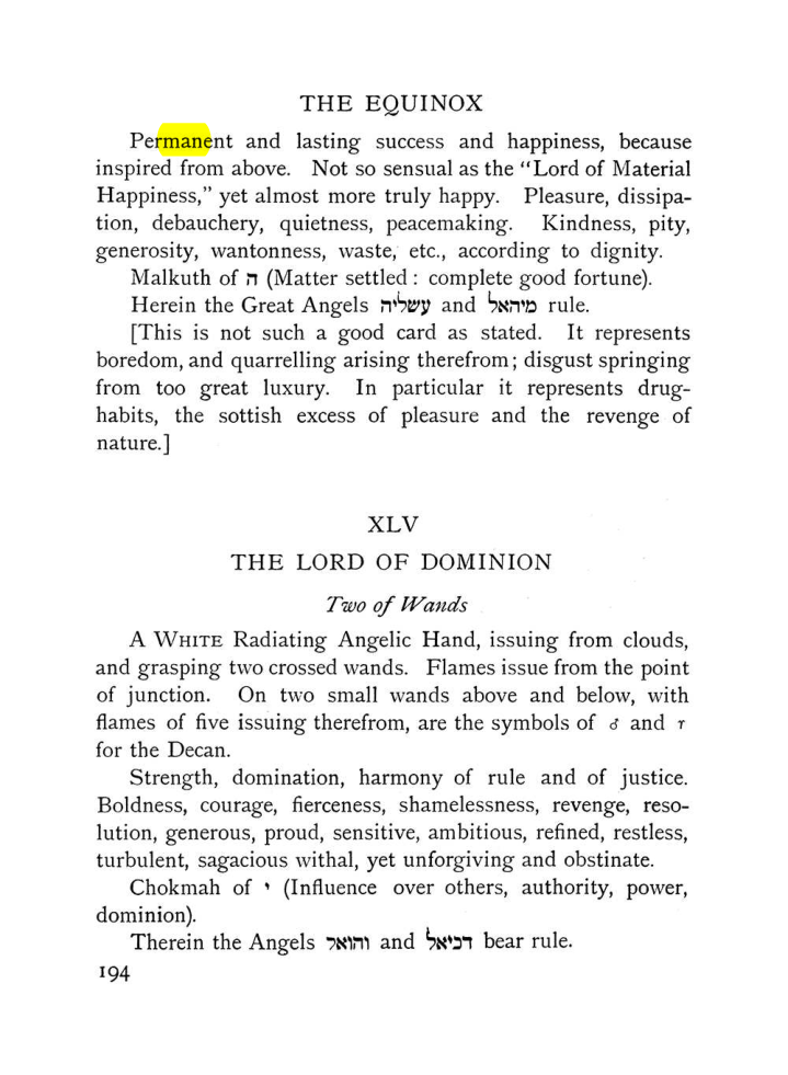 Original scan of The Equinox (Volume I, Number VII), PDF page 236