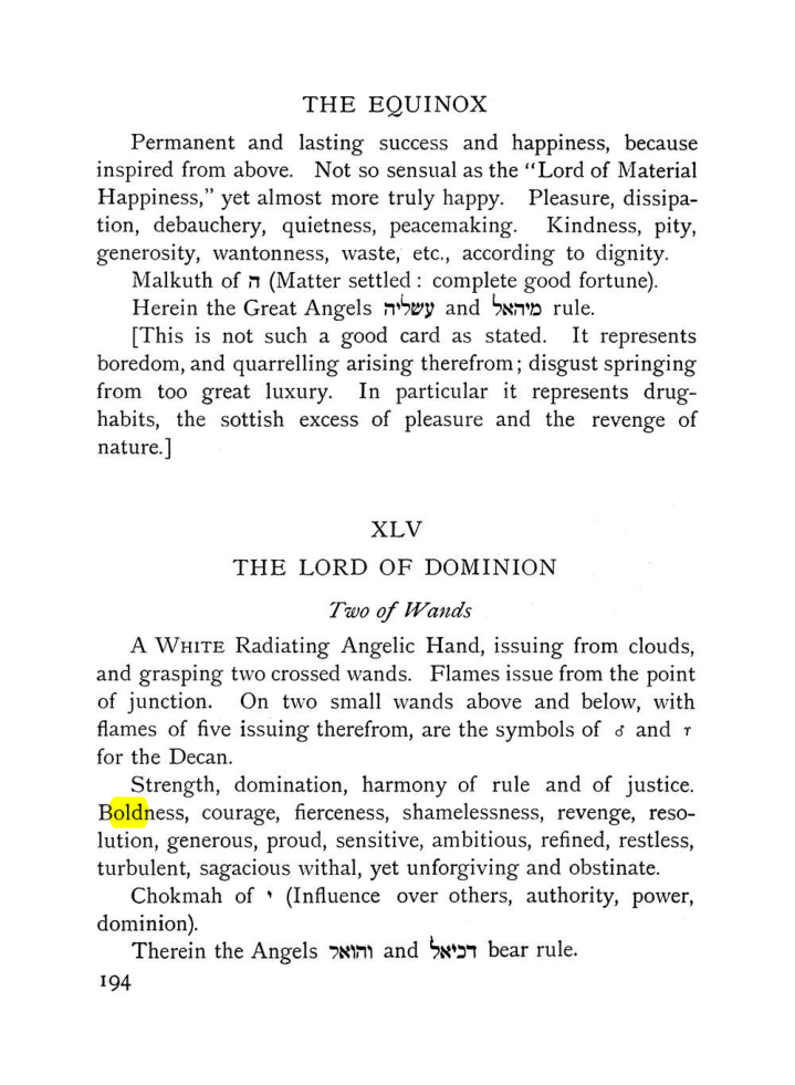 Original scan of The Equinox (Volume I, Number VII), PDF page 236