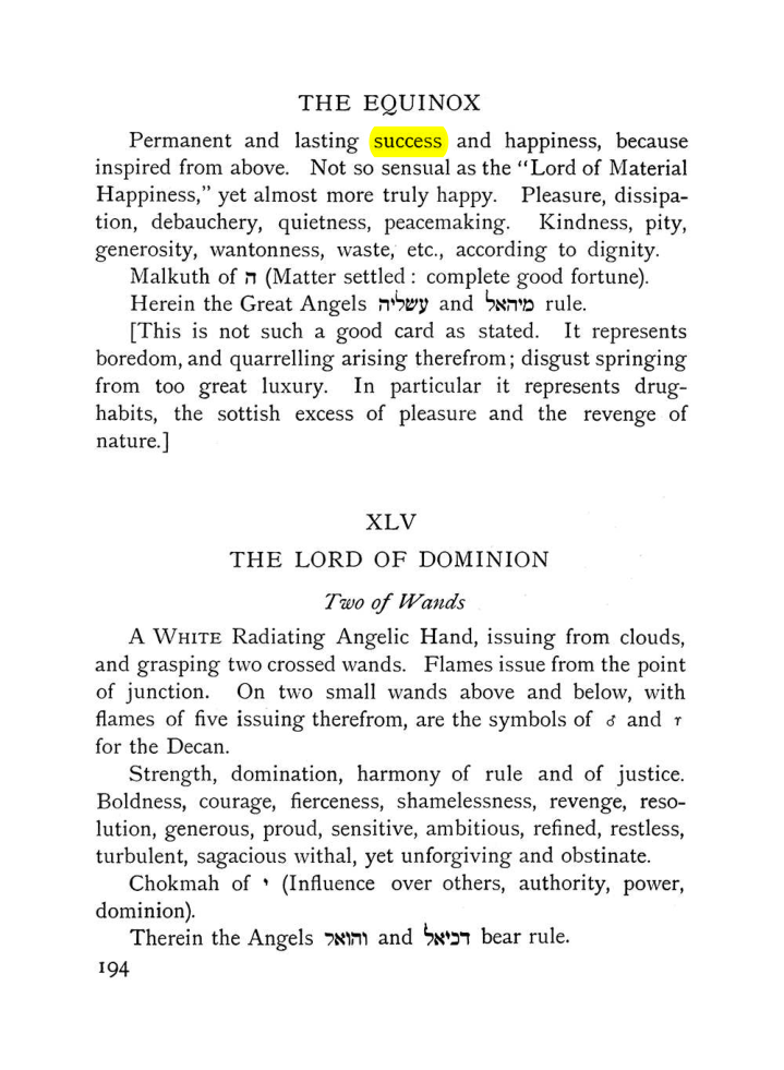 Original scan of The Equinox (Volume I, Number VII), PDF page 236