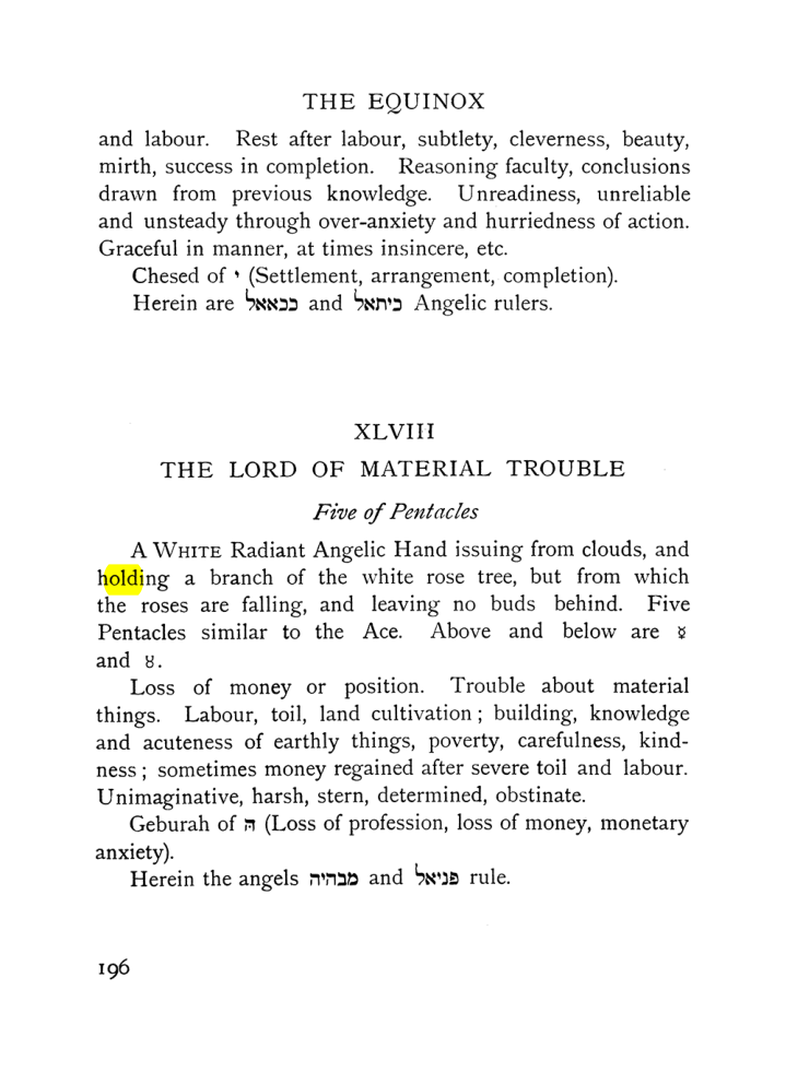 Original scan of The Equinox (Volume I, Number VII), PDF page 238