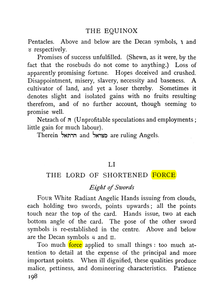 Original scan of The Equinox (Volume I, Number VII), PDF page 240