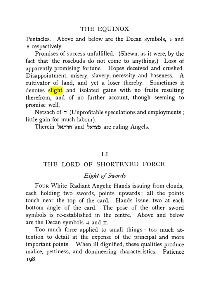 Original scan of The Equinox (Volume I, Number VII), PDF page 240