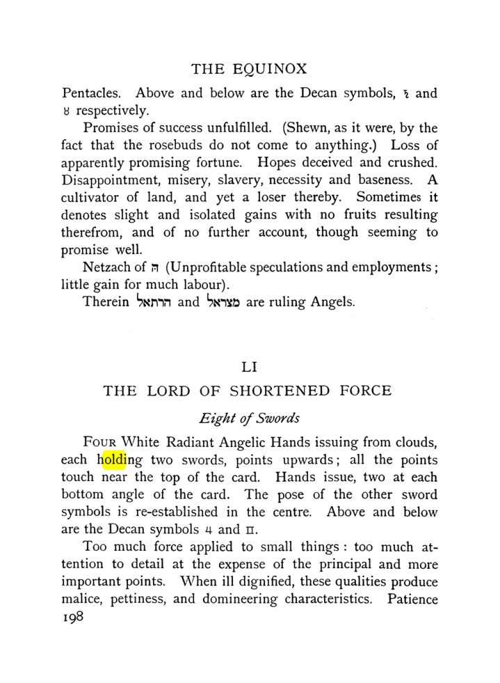 Original scan of The Equinox (Volume I, Number VII), PDF page 240