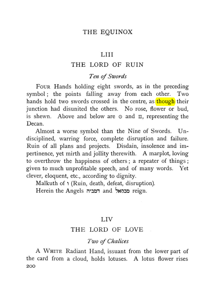 Original scan of The Equinox (Volume I, Number VII), PDF page 242