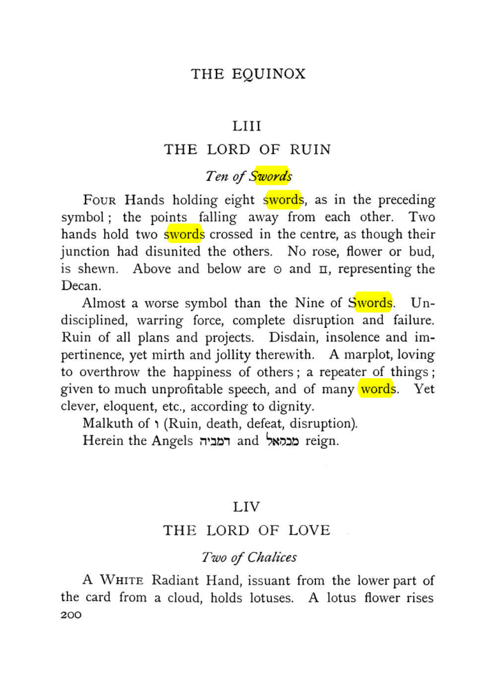 Original scan of The Equinox (Volume I, Number VII), PDF page 242