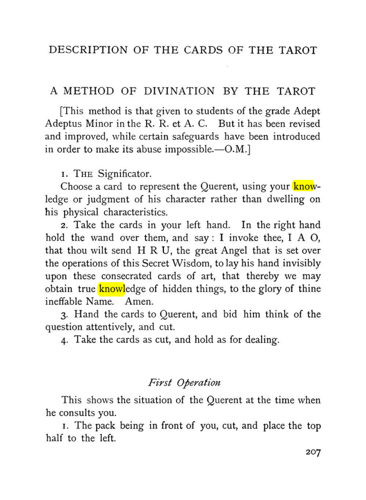 Original scan of The Equinox (Volume I, Number VII), PDF page 249