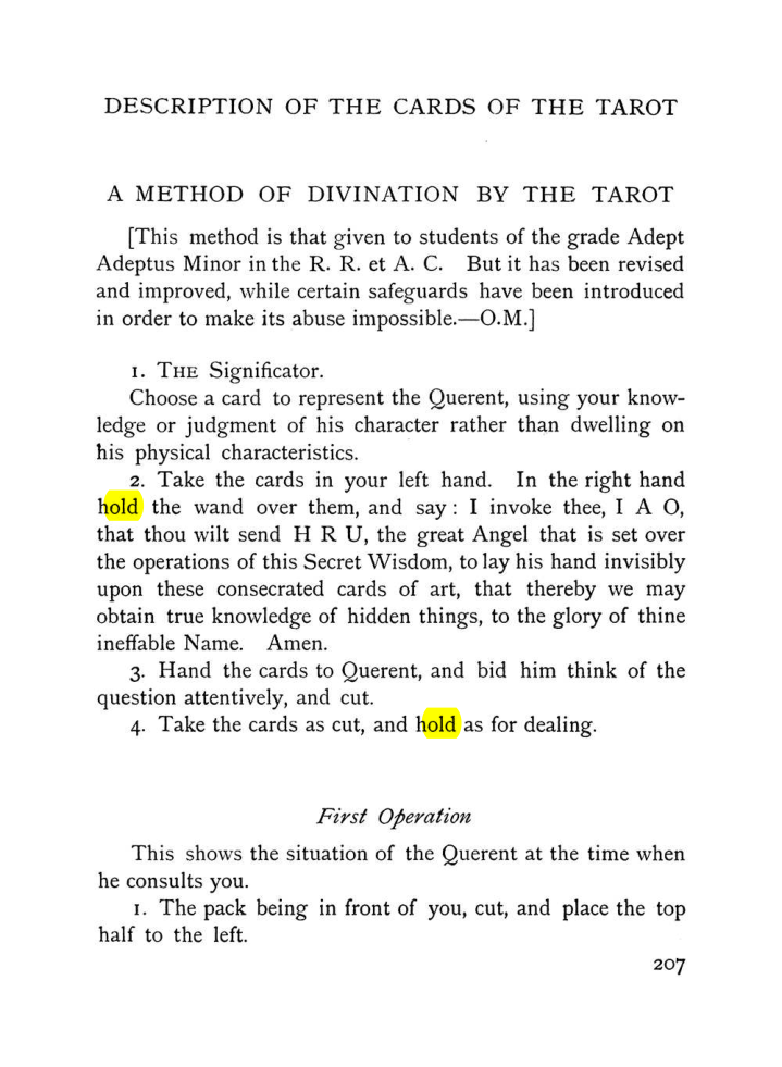 Original scan of The Equinox (Volume I, Number VII), PDF page 249