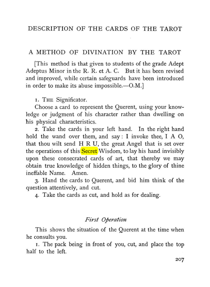 Original scan of The Equinox (Volume I, Number VII), PDF page 249