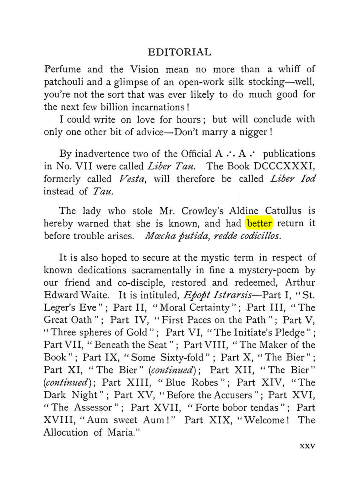Original scan of The Equinox (Volume I, Number VII), PDF page 25